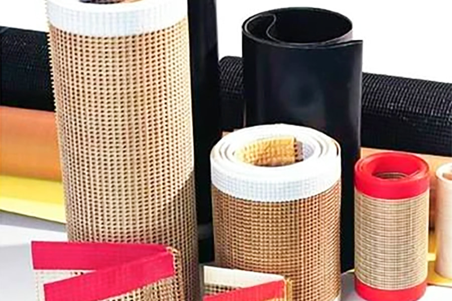 PTFE síťový pás odolný vůči vysokým teplotám Dopravníkový pás s PTFE síťovinou