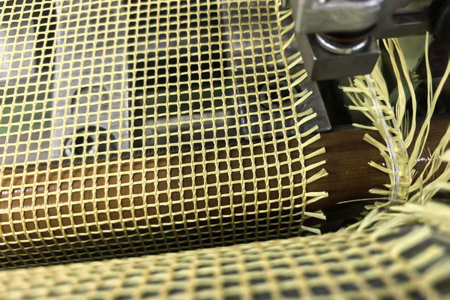 High-strength aramid reinforced Mesh Fabric Roll – for composite basic materials